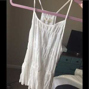 The Hanger white spaghetti strap top